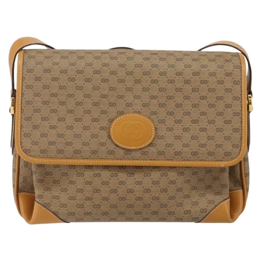 Gucci Micro GG Supreme Shoulder Bag Beige